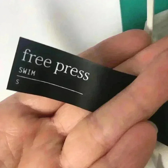 Free Press Swim White Rainbow One Piece Size Small - Picture 2 of 5